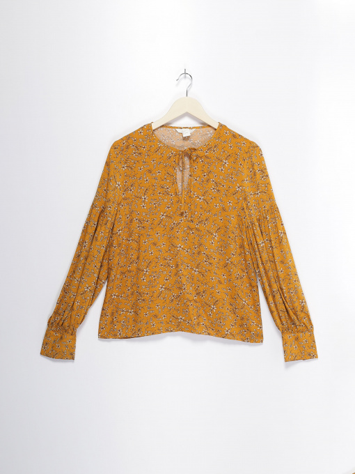 Рубашки H&M модель 0639678_жовтий комб. Фото