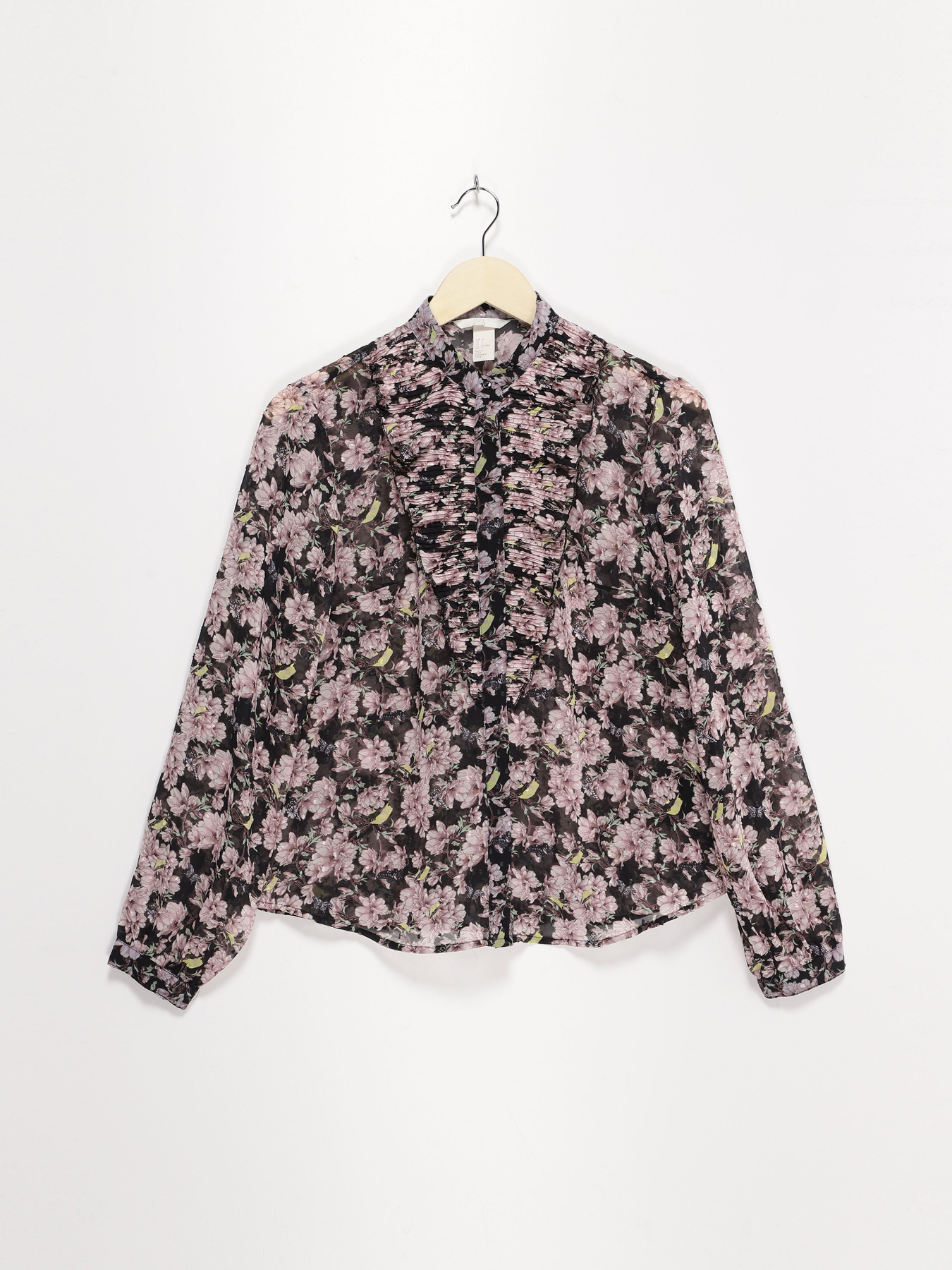 Сорочки H&M модель 0639685_чорний комб. Фото