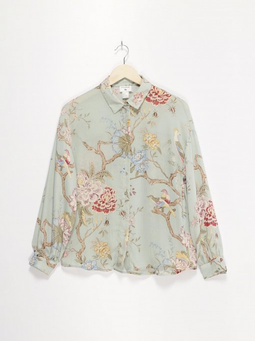 Рубашки H&M модель 0651707_с.зелений комб. Фото