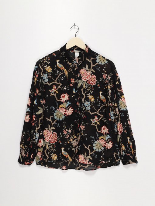 Рубашки H&M модель 0651707_чорний комб. Фото