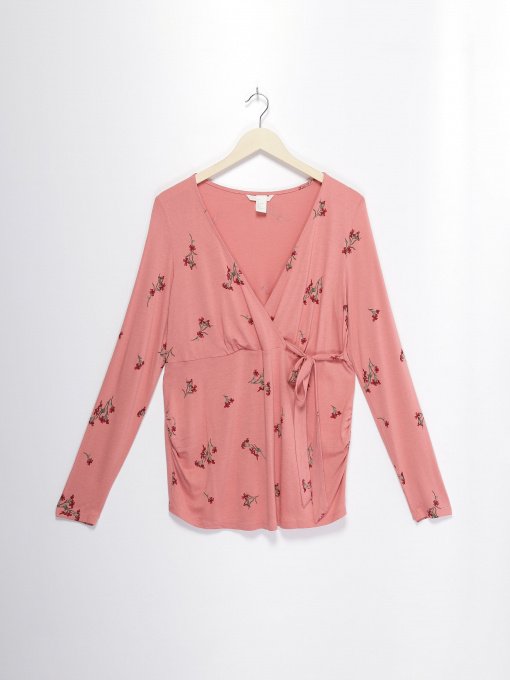 Худі та світшоти H&M модель 0654407_рожевий комб. Фото