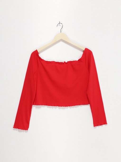 Футболки і поло H&M модель 0659832_червоний Фото
