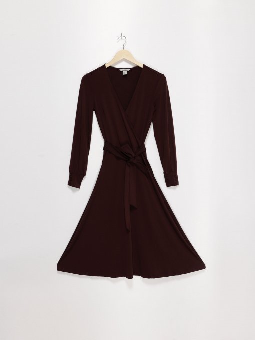 Платья H&M модель 0665481_бордовий Фото