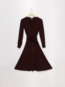 Платья H&M модель 0665481_бордовий Фото