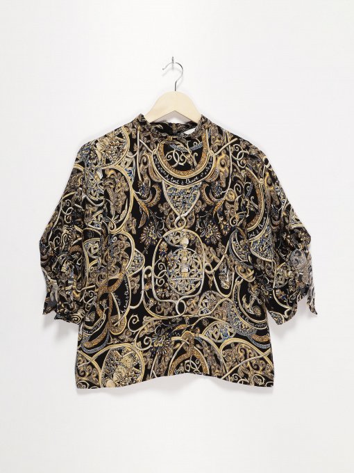 Рубашки H&M модель 0667509_чорний комб. Фото