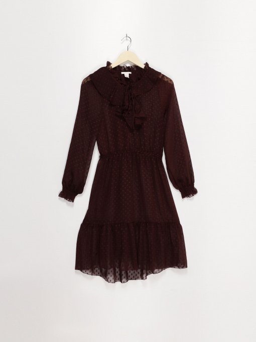 Платья H&M модель 0671502_т.бордовий Фото