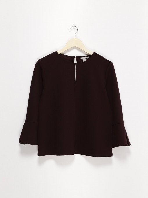 Рубашки H&M модель 0694153_т.бордовий Фото
