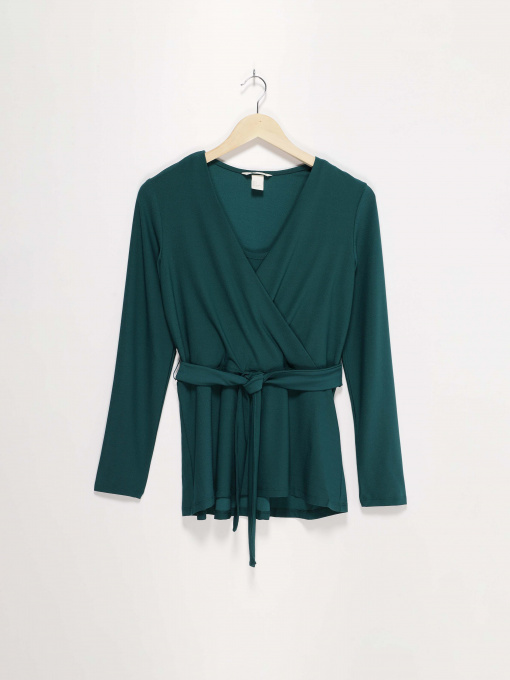 Рубашки H&M модель 0699208_т.бірюзовий Фото
