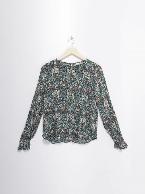 Рубашки H&M модель 0700125_зелений комб. Фото