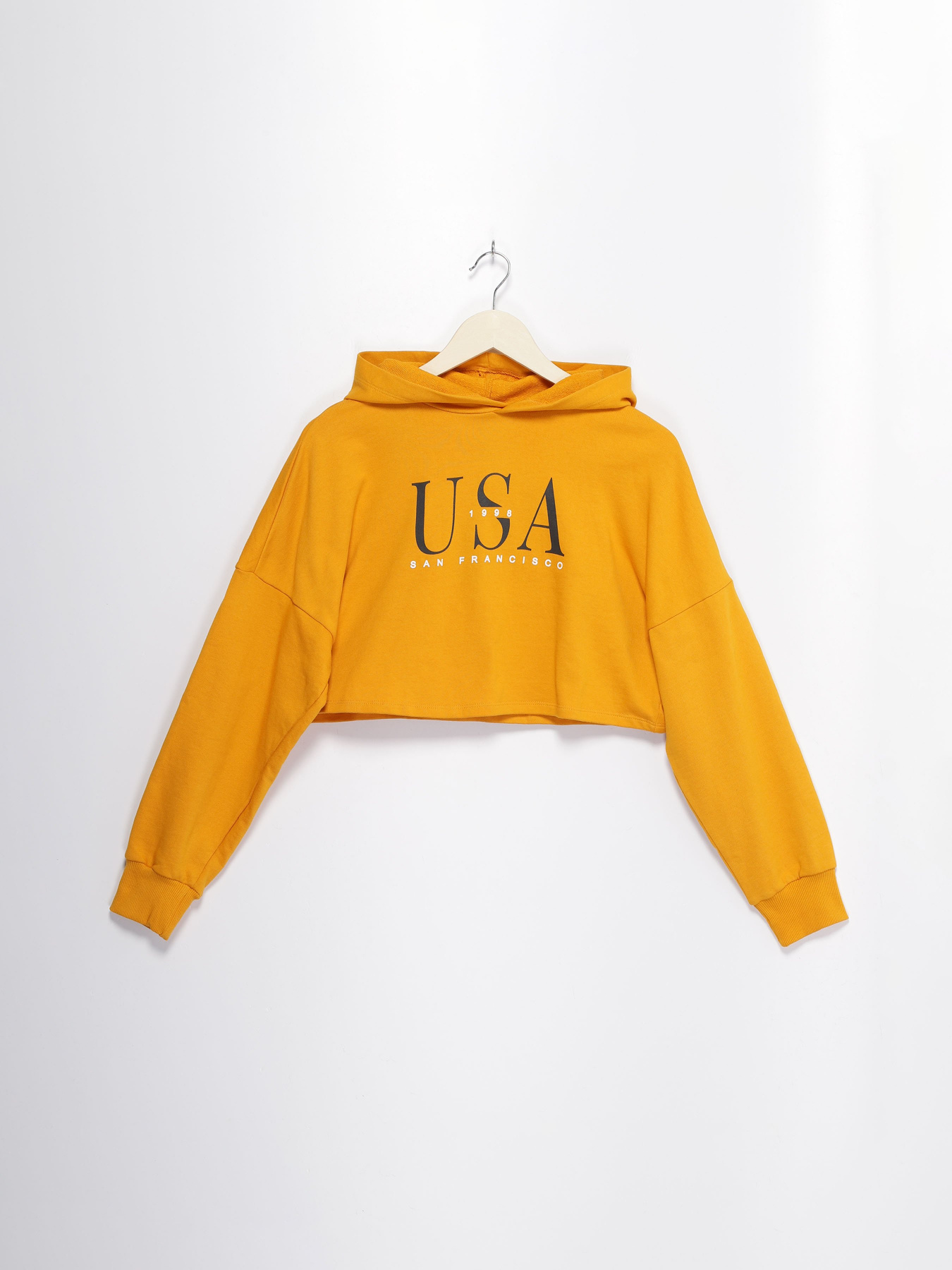 Худі та світшоти H&M модель 0700946_т.жовтий комб. Фото