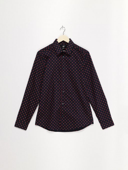 Рубашки H&M модель 0706499_т.синій з червоним Фото