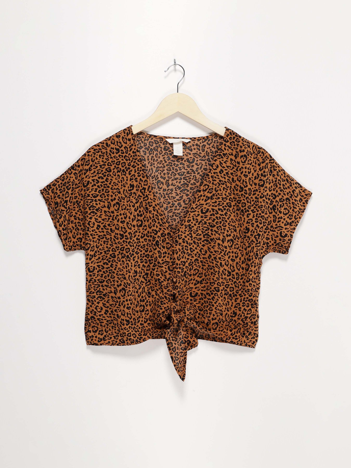 Сорочки H&M модель 0760975_коричневий з чорним Фото