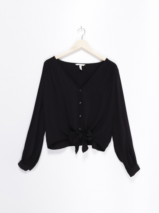 Рубашки H&M модель 0762212_чорний Фото