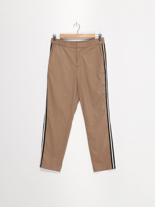 Штани H&M модель 0942609_бежевий комб. Фото