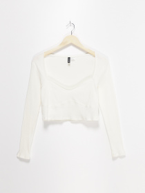Худи и свитшоты H&M модель 0950722_білий Фото