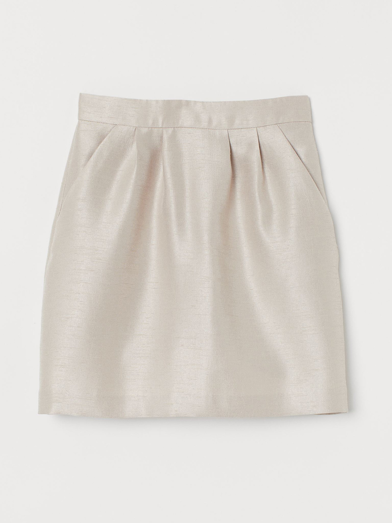 Юбки H&M модель 0766829_с.бежевий Фото