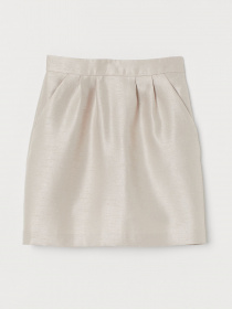 Юбки H&M модель 0766829_с.бежевий Фото