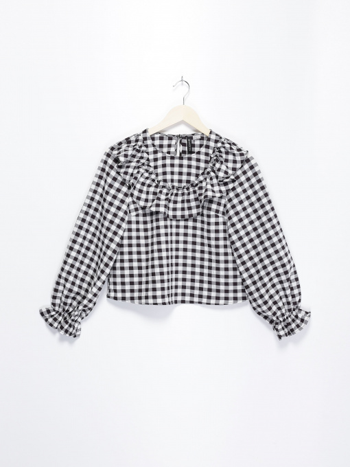 Рубашки H&M модель 0961446_білий з чорним Фото