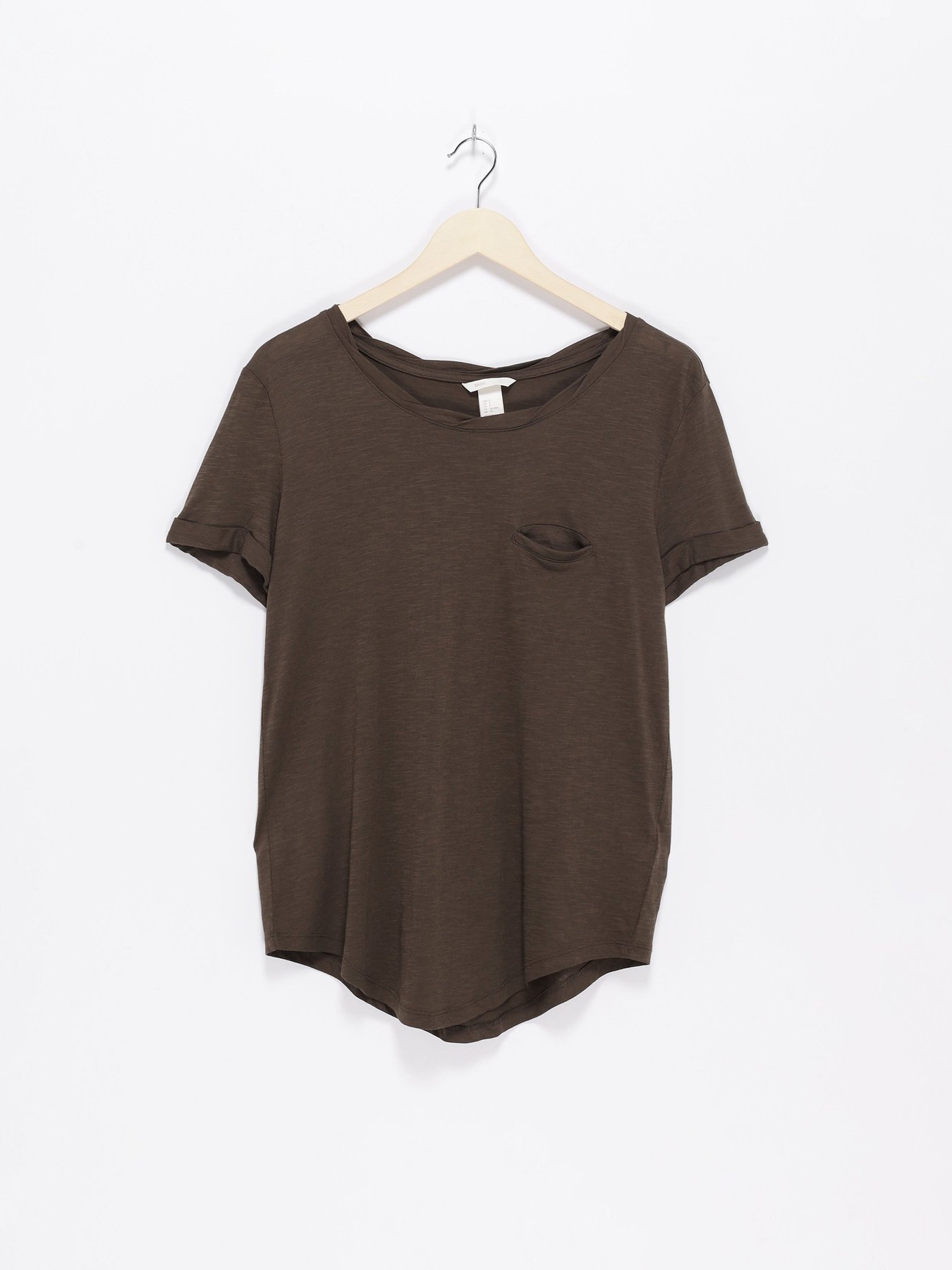 Футболки і поло H&M модель 0189955_хакі Фото