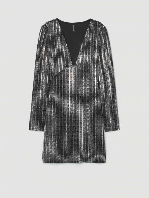 Платья H&M модель 0774012_срібний Фото
