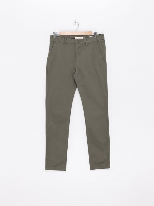 Брюки H&M модель 0290691_хакі Фото