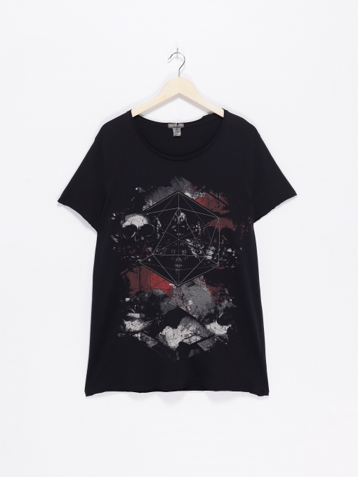 Футболки и поло H&M модель 0401021_чорний комб. Фото
