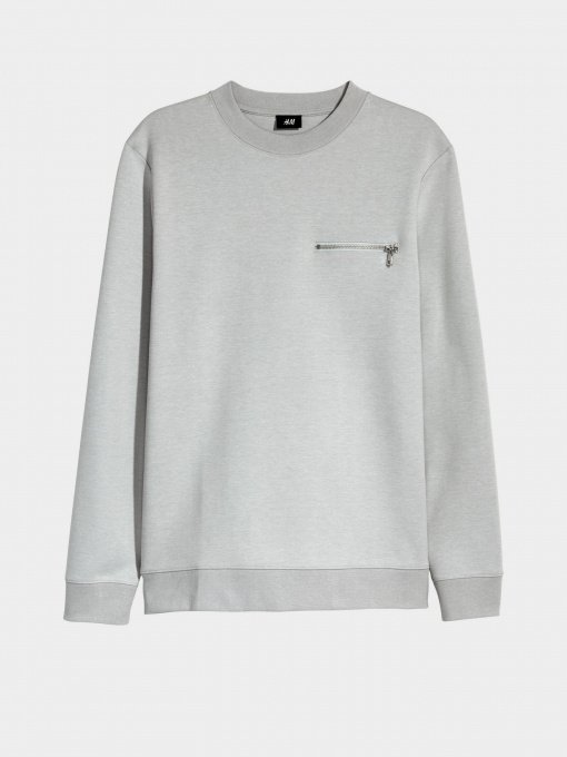 Худі та світшоти H&M модель 0438958_сірий Фото