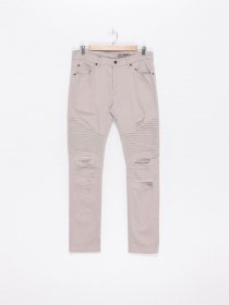 Брюки H&M модель 0458428_бежевий Фото