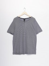 Футболки и поло H&M модель 0469035_т.синій з білим Фото