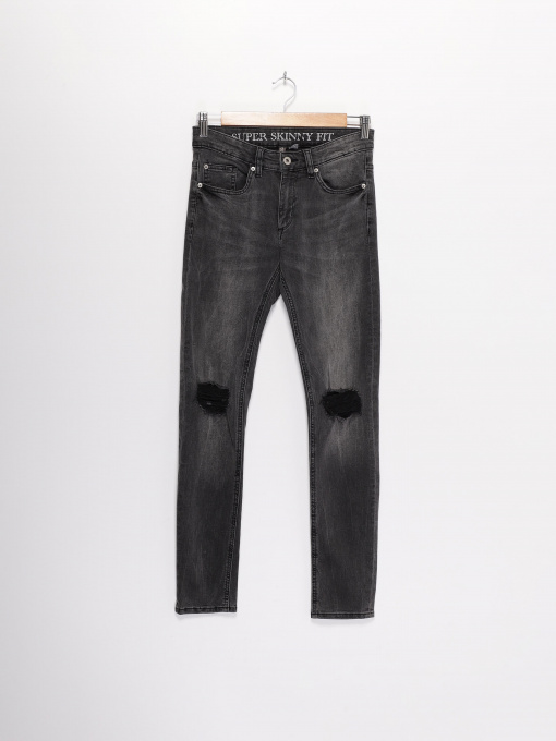 Джинси H&M модель 0484911_сірий Фото