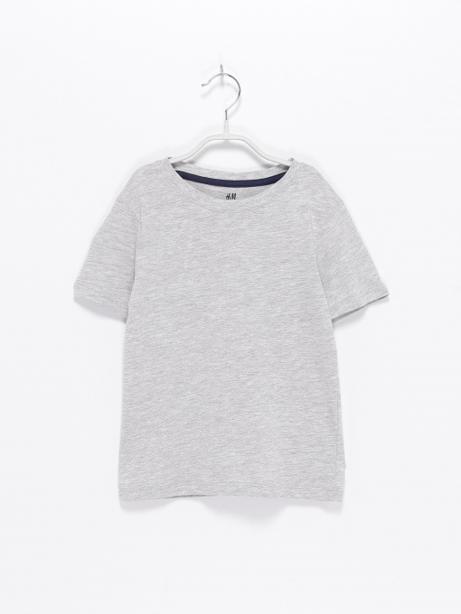 Футболки і поло H&M модель 0544290_сірий Фото