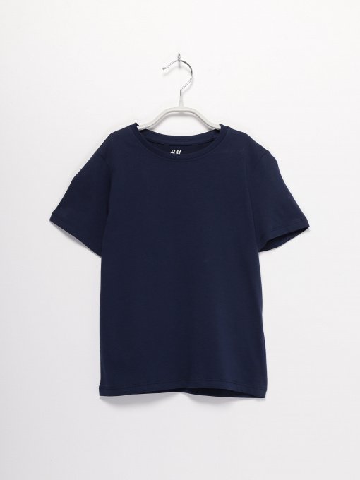 Футболки і поло H&M модель 0544290_т.синій Фото
