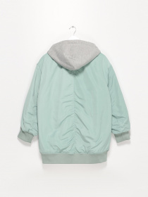 Куртки та дублянки H&M модель 0793731_бірюзовий з сірим Фото