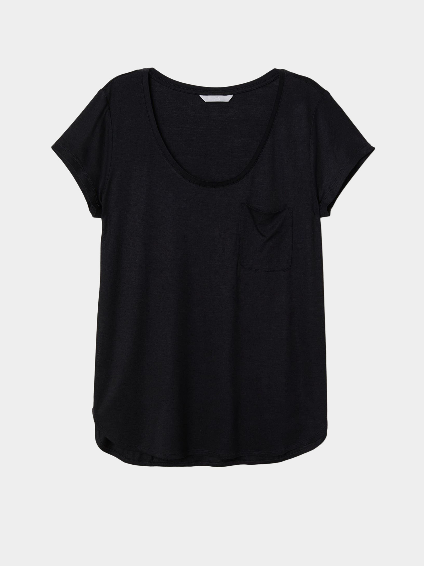 Футболки і поло H&M модель 0548613_чорний Фото