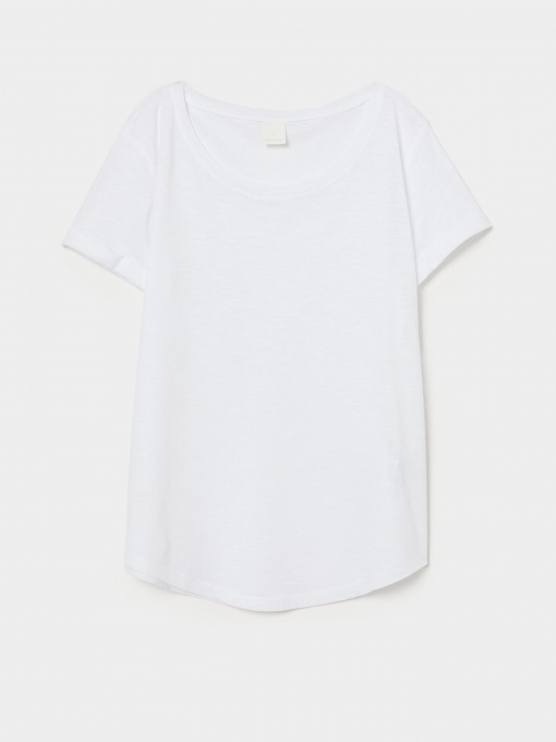 Футболки і поло H&M модель 0554598_білий Фото