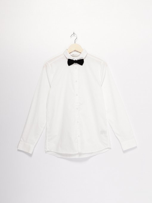 Рубашки H&M модель 05791651_білий з чорним Фото