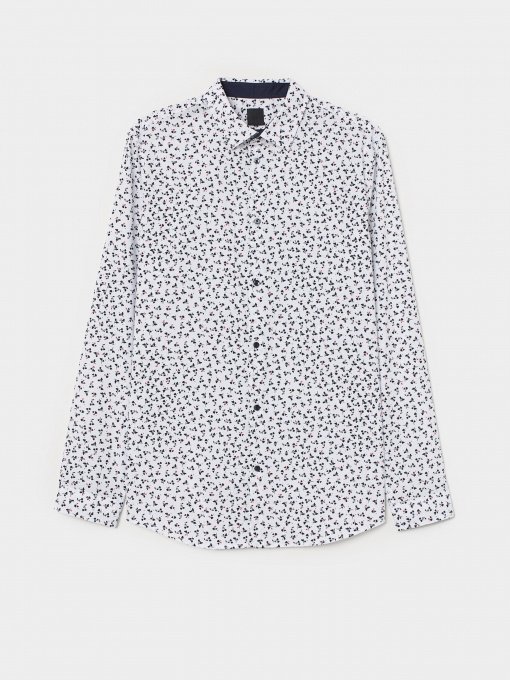 Рубашки H&M модель 0600229_білий з чорним Фото