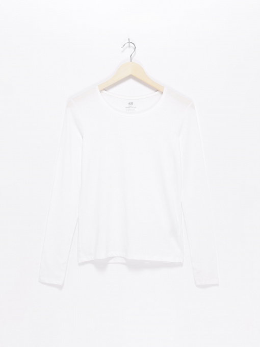 Худі та світшоти H&M модель 06275721_білий Фото