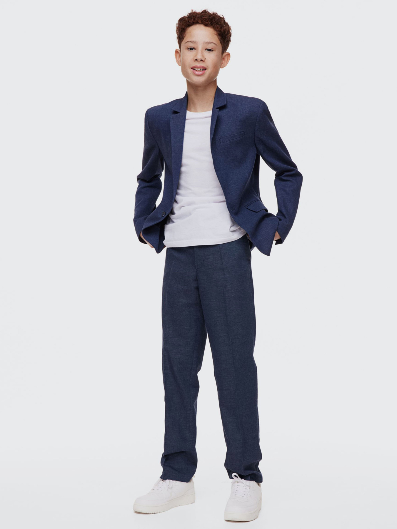 Штани H&M модель 0630210_т.синій Штани H&M модель 0630210_т.синій Фото