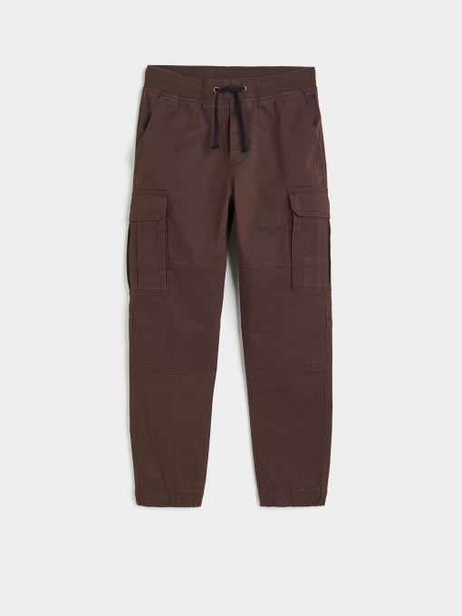 Брюки H&M модель 0689014_с.коричневий Фото