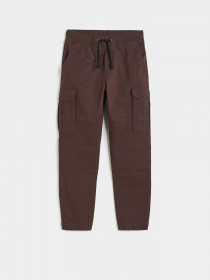 Штани H&M модель 0689014_с.коричневий Фото