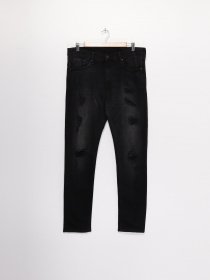 Джинси H&M модель 0690449_чорний Фото