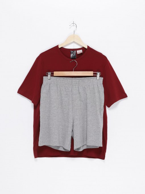 Одежда для дома и сна H&M модель 0691683_бордовий з сірим Фото