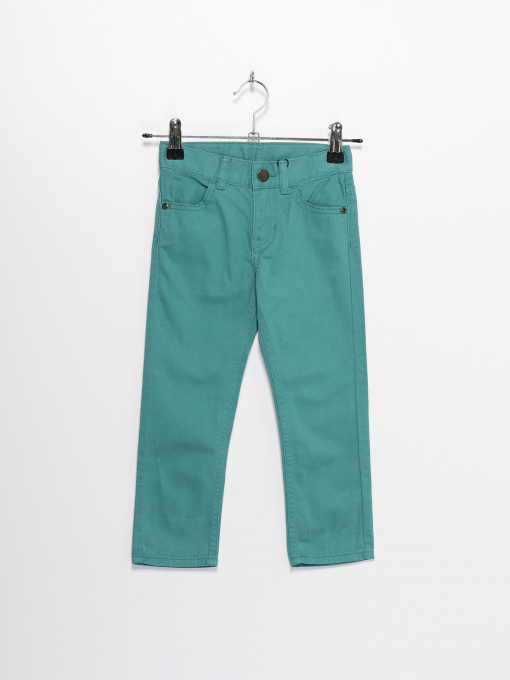 Штани H&M модель 0692840_бірюзовий Фото