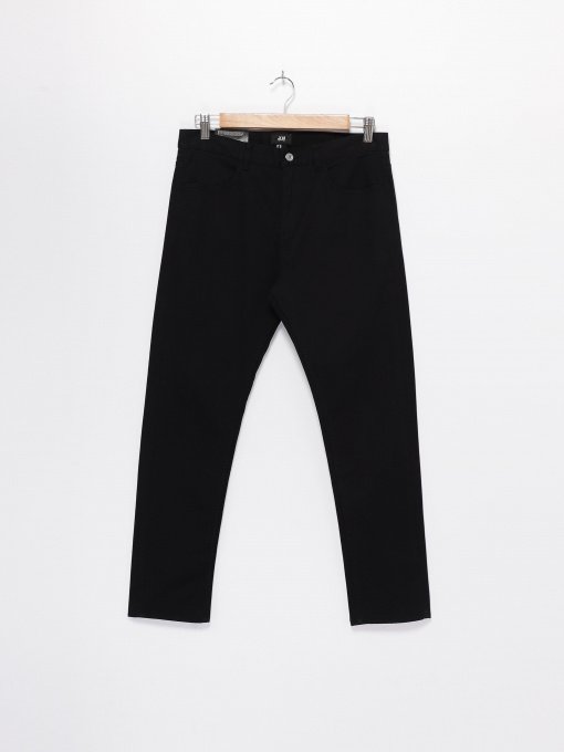 Брюки H&M модель 0694737_чорний Фото