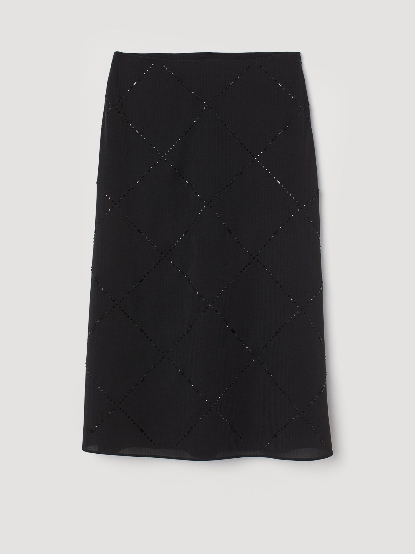 Юбки H&M модель 0804680_чорний Юбки H&M модель 0804680_чорний Фото