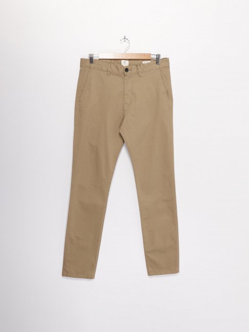 Брюки H&M модель 0710876_бежевий Фото