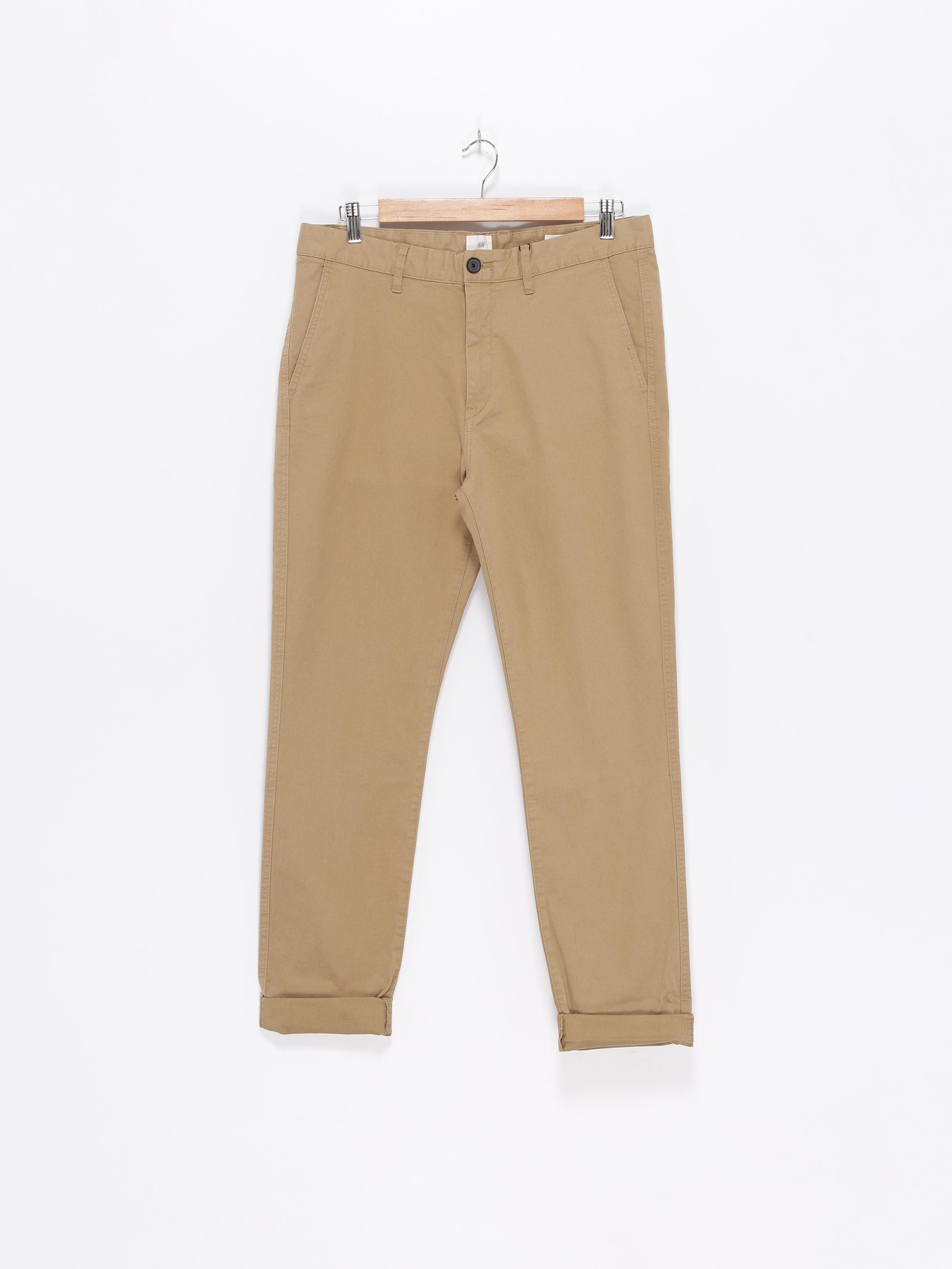Брюки H&M модель 0710876_с.коричневий Брюки H&M модель 0710876_с.коричневий Фото