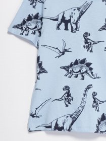 Футболки и поло H&M модель 0713922_синій з т.синім Фото