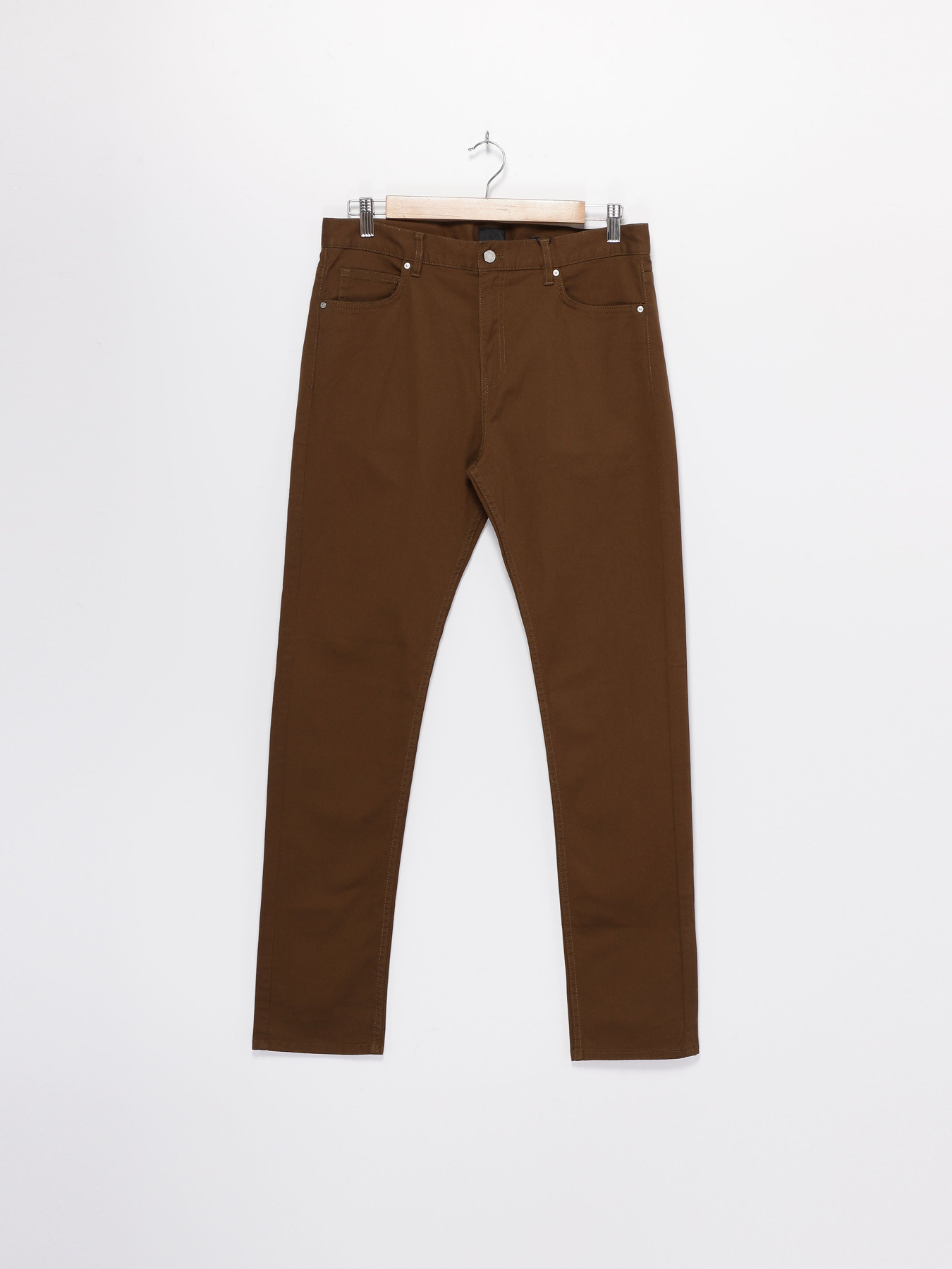 Брюки H&M модель 0721390_т.коричневий Фото